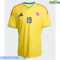 Camisa de time de futebol Colômbia Rafael Santos Borre #19 Replicas 1º Equipamento Mundo 2026 Manga Curta